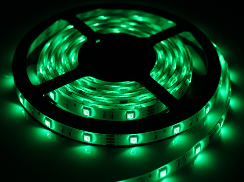 LED 软灯条 5050 30灯/米 防水 绿色