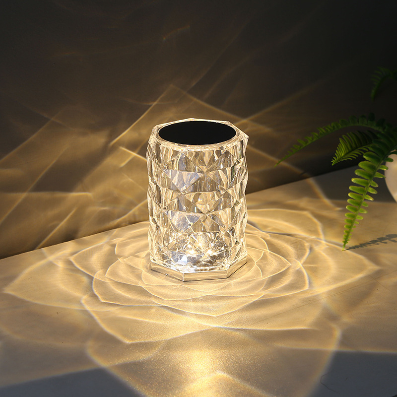 Mini Rose Crystal lamp